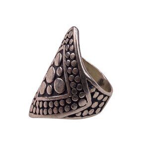 John Hardy Unisex Sterling Silver 925 Ring Textured Dot Pattern Sz 9